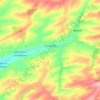 Topografische kaart Coupéville, hoogte, reliëf