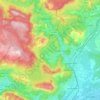 Topografische kaart 83210, hoogte, reliëf