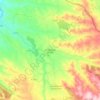 Topografische kaart Torrecilla de Alcañiz, hoogte, reliëf
