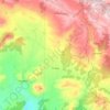 Topografische kaart La Yesa, hoogte, reliëf