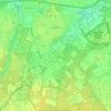 Topografische kaart Goirle, hoogte, reliëf