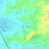 Topografische kaart Mahabang Parang, hoogte, reliëf