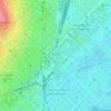 Topografische kaart el Clot, hoogte, reliëf
