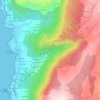 Topografische kaart Viladesuso, hoogte, reliëf