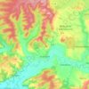 Topografische kaart Grandpré, hoogte, reliëf