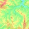 Topografische kaart Vaux-Andigny, hoogte, reliëf