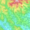 Topografische kaart Stiwoll, hoogte, reliëf