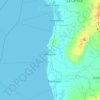 Topografische kaart Hinigaran, hoogte, reliëf