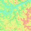 Topografische kaart Lamim, hoogte, reliëf