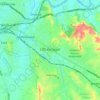 Topografische kaart Ulhasnagar, hoogte, reliëf