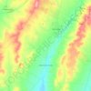 Topografische kaart Fresno de Torote, hoogte, reliëf