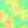 Topografische kaart Yerville, hoogte, reliëf