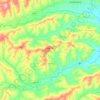 Topografische kaart Filottrano, hoogte, reliëf