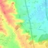 Topografische kaart Sawtry, hoogte, reliëf