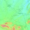Topografische kaart Piduguralla, hoogte, reliëf