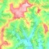 Topografische kaart Perpezac-le-Blanc, hoogte, reliëf