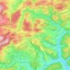 Topografische kaart Neerdar, hoogte, reliëf
