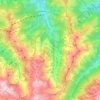 Topografische kaart 6313, hoogte, reliëf