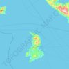 Topografische kaart Δήμος Σύρου-Ερμούπολης, hoogte, reliëf