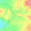 Topografische kaart Ossó de Sió, hoogte, reliëf