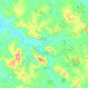 Topografische kaart Cachoeira da Prata, hoogte, reliëf
