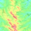 Topografische kaart Puycasquier, hoogte, reliëf