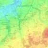 Topografische kaart Deinste, hoogte, reliëf
