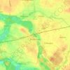 Topografische kaart Pobiedziska, hoogte, reliëf