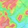 Topografische kaart Dreis, hoogte, reliëf