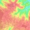 Topografische kaart La Flamengrie, hoogte, reliëf