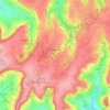 Topografische kaart Dunkeswell, hoogte, reliëf