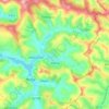 Topografische kaart Cătina, hoogte, reliëf