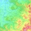 Topografische kaart Dipperz, hoogte, reliëf