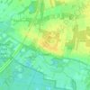 Topografische kaart Osloß, hoogte, reliëf