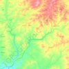 Topografische kaart Aiyedire, hoogte, reliëf