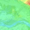 Topografische kaart Stężyca, hoogte, reliëf