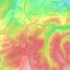 Topografische kaart Vonêche, hoogte, reliëf