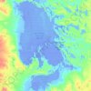 Topografische kaart Lake Eyre, hoogte, reliëf