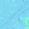Topografische kaart Aldtsjerk, hoogte, reliëf