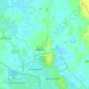 Topografische kaart Wawne, hoogte, reliëf