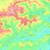 Topografische kaart Caminomorisco, hoogte, reliëf