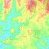 Topografische kaart Dunoon, hoogte, reliëf