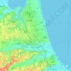 Topografische kaart Oirase, hoogte, reliëf