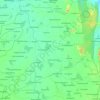 Topografische kaart Roddam, hoogte, reliëf