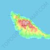 Topografische kaart Futuna, hoogte, reliëf