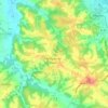 Topografische kaart Arblade-le-Haut, hoogte, reliëf