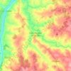 Topografische kaart Saint-Maurice-des-Lions, hoogte, reliëf