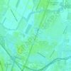 Topografische kaart 1210, hoogte, reliëf