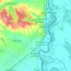 Topografische kaart Angern an der March, hoogte, reliëf