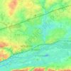 Topografische kaart Ancenis, hoogte, reliëf